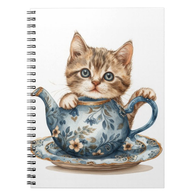 Cat-Themed-Notebook Notizblock (Vorderseite)