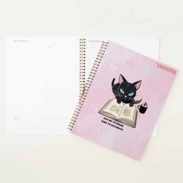 Cat-Themed Planer, Black Cat Mama Custom [Jahr] Planer (Anzeige)
