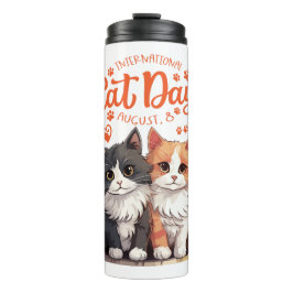 Cat-Themed Thermosbecher