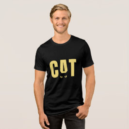 Cat-Themed Tri-Blend Shirt