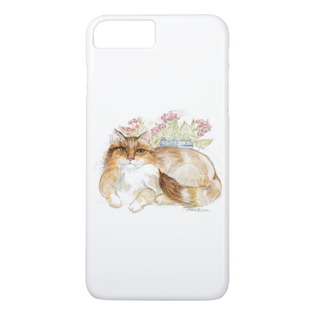 Cat Thoughts on a iPhone Case (Rückseite)