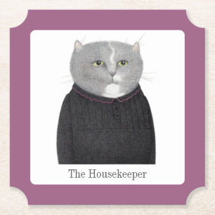 CAT-Ticketpapier-Untersetzer für HOUSEKEEPER + Tex Untersetzer