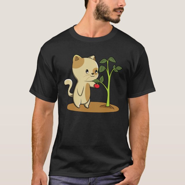 Cat tomato T-Shirt (Vorderseite)
