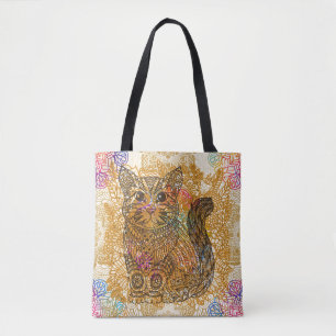 Cat Tote Bag Tasche