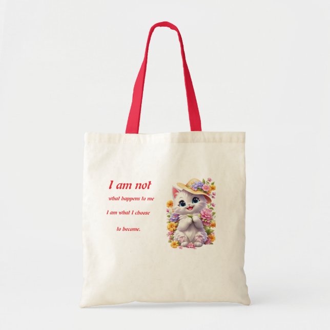 Cat Tote Bag Tragetasche (Vorne)