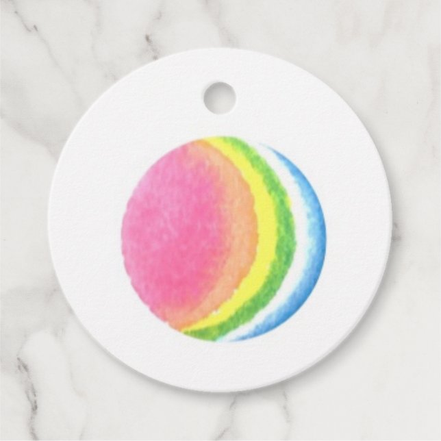 Cat Toy Ball Geschenkanhänger (Vorderseite)