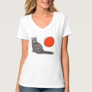 Cat trifft den Vollmond T-Shirt