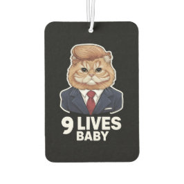 Cat Trump 9 Lives Baby Autolufterfrischer