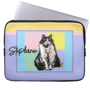 Cat Tuxedo Pastel Cats Womens Pastel Girls Laptopschutzhülle