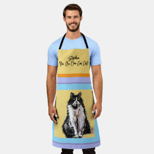 Cat Tuxedo Pastel Cats Womens Pastellfarben Schürze