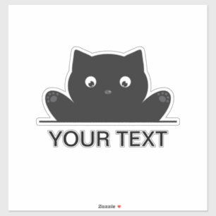 CAT ÜBERRASCHT AUFKLEBER