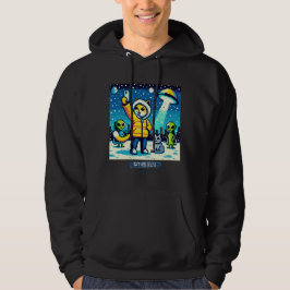 Cat UFO Selfie: Pixel Art #19 Hoodie