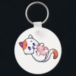 Cat und Axolotl Kawaii Neko Anime Button Schlüssel Schlüsselanhänger<br><div class="desc">Cat und Axolotl Kawaii Neko Anime japanisches Design Geschenk Basic Button Schlüsselanhänger Classic Collection.</div>