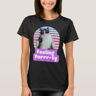Cat Unglaublich witzig Meme Kitty Feline Gefühl Pu T-Shirt