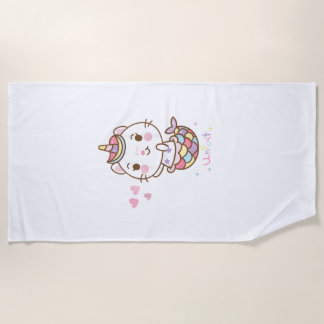 Cat Unicorn shirt - Unicat Mermaid Cat I believe i Strandtuch