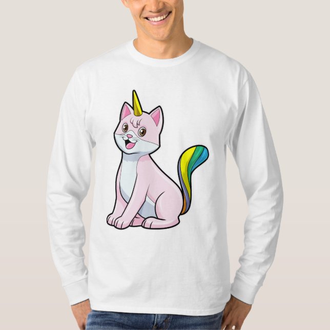 Cat Unicorn T-Shirt (Vorderseite)