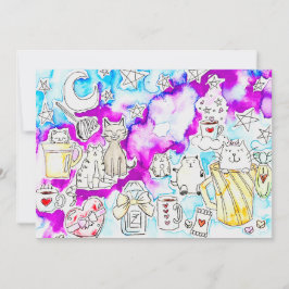 Cat Valentine Feiertagskarte