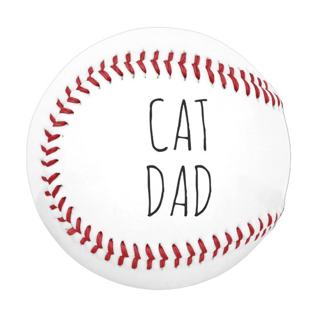 "Cat Vater" Einfaches modernes Bauernhaus Baseball (Vorderseite Links)
