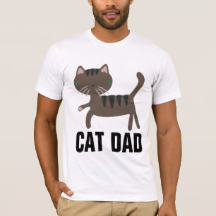 CAT-VATER, GRAUE CAT-T - Shirt