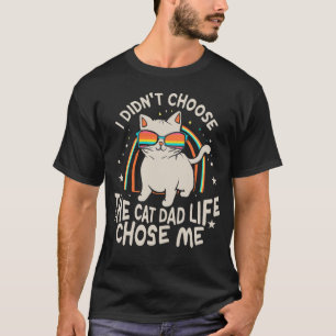 Cat Vater Life Cat Vater Life Auswahl Me Funny Cat T-Shirt