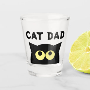 Cat Vater lustiges Foto Glas Geschenk für Katzenli