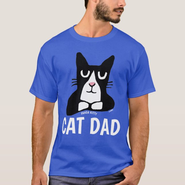 CAT-VATER, Panda Kitty T - Shirt, Tuxedo T-Shirt (Vorderseite)