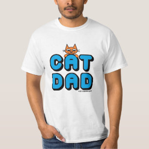 "CAT-VATER" Peeking Kitty Men's T - Shirt