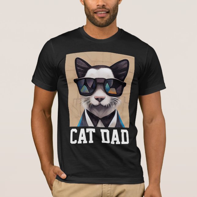 CAT VATER T - SHIRT (Vorderseite)
