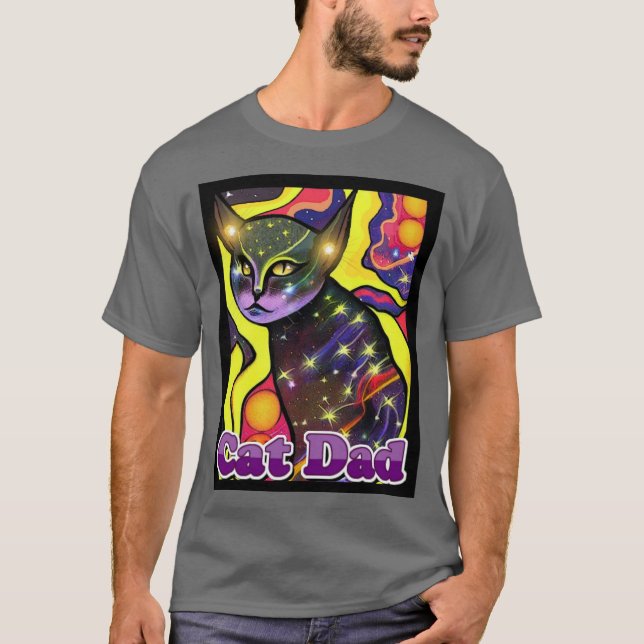 Cat Vater- T-Shirt (Vorderseite)