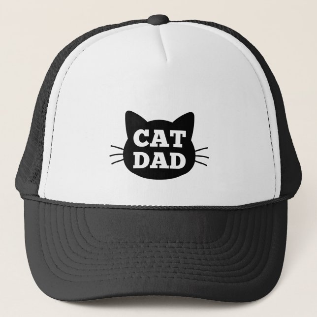 Cat Vater Truckerkappe (Vorderseite)