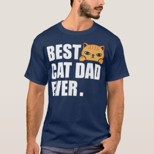 CAT VATER Vathers Day Men Kitty Daddy Papa Christm T-Shirt