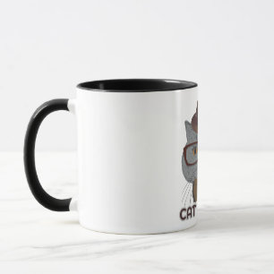 Cat Vibes – Cool Graue Katze Tasse
