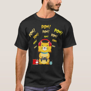 Cat Video Games Clan Cats Konsole T-Shirt