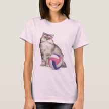 Cat Volleyball Sports