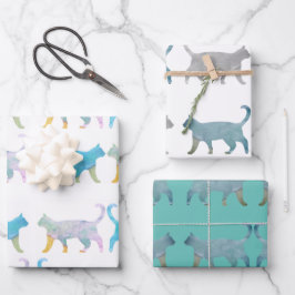 Cat Walk Geschenkpapier Set