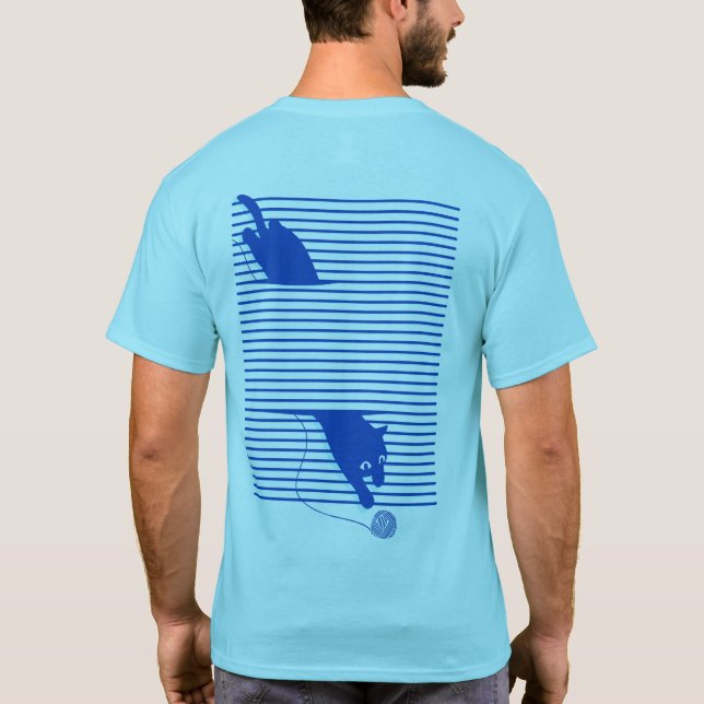 Cat_Walking T-Shirt (Rückseite)