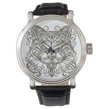 Cat Watch mit Abalone Metallic 3D-Schmuckschau