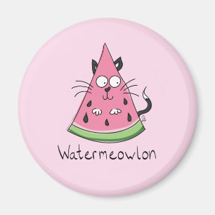 Cat Watermelon Niedlich Kid's Magnet