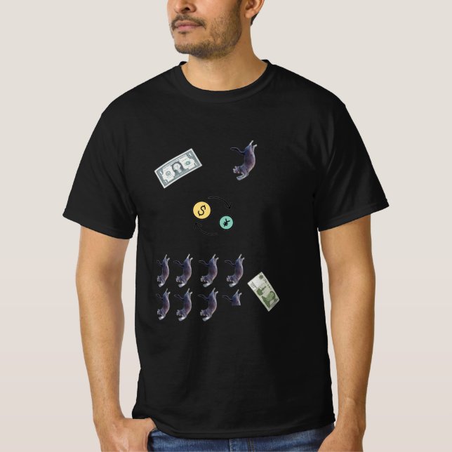 Cat-Wechselkurs T-Shirt (Vorderseite)