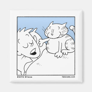 Cat Weck Up Call Magnet