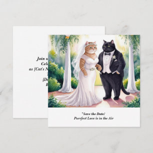 CAT-WEDD Speichern der Datumseinladung Save The Date