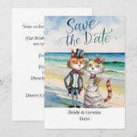 Cat Wedding Beach Hochzeit