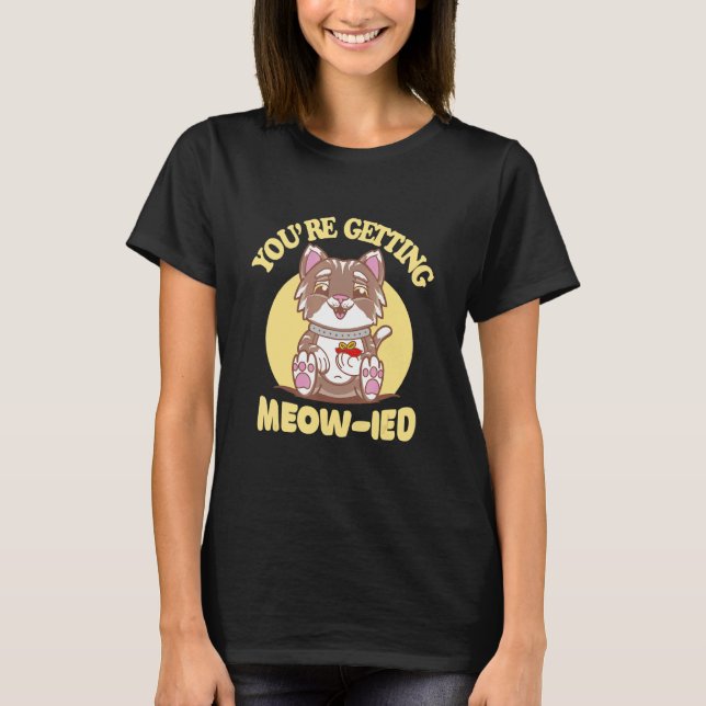 Cat Wedding T-Shirt (Vorderseite)