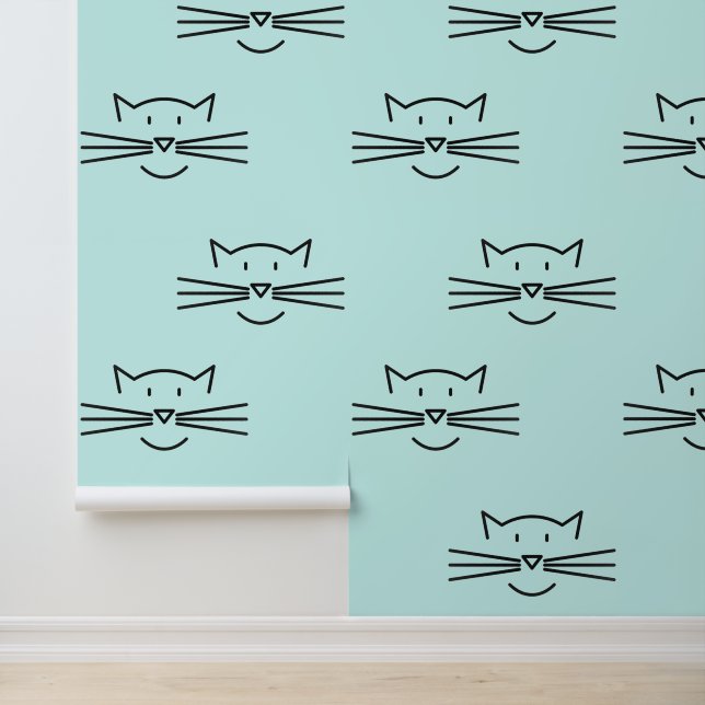 Cat Whiskers Design Tapete (Anwendung)