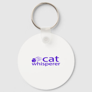 Cat Whisperer T Shirt Geschenk für Katzen Liebhabe Schlüsselanhänger
