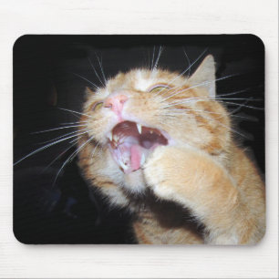 Cat will die Maus Mousepad