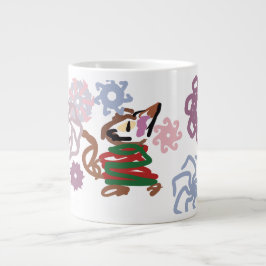Cat winter  Jumbo-Tasse