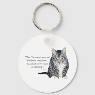 Cat Wisdom - und Freundschaft Schlüsselanhänger