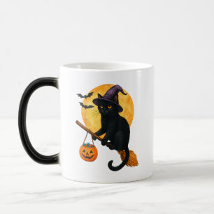 Cat Witch Hat Pumpkin Halloween-Kostüm Verwandlungstasse