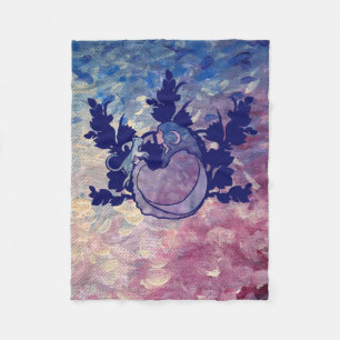 Cat Witch Moon Goddess Wiccan Cat Person Fleecedecke